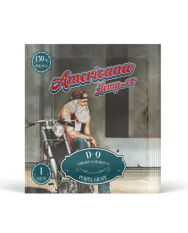 American Hempco Delta-9 Purple Grape Gummy (150 mg Per Pack) (50 CT)