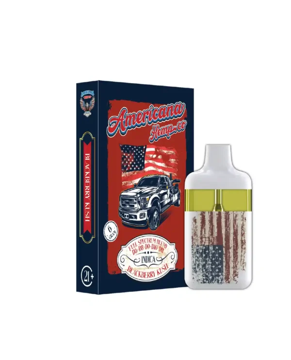 Americana Hempco FullSpectrumBlend Indica Blackberry Kush Vape (6 Gram)