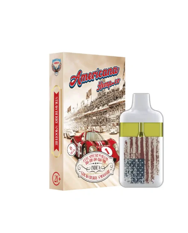 Americana Hempco FullSpectrumBlend Indica Strawberry Smoothie Vape (6 Gram)