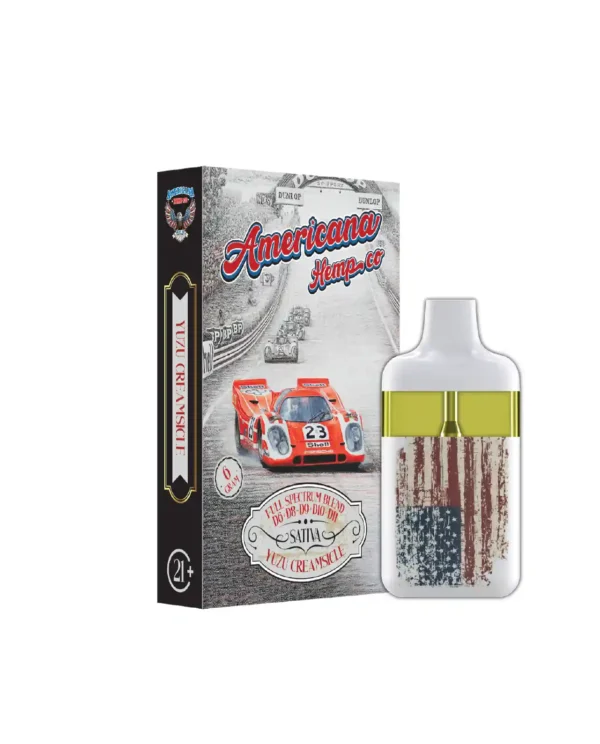 Americana Hempco FullSpectrumBlend Sativa Yuzu Cream Sicle Vape (6 Gram)