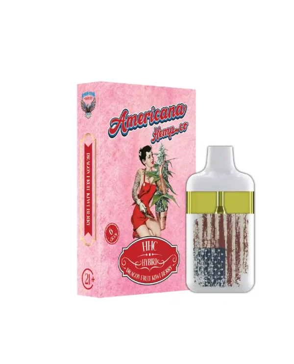 Americana Hempco HHC Hybird Dragon Fruit Kiwi Berry Vape (6 Gram)