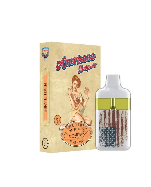 Americana Hempco KnockOffBlend Sativa Peach Flambe Vape (6 Gram)