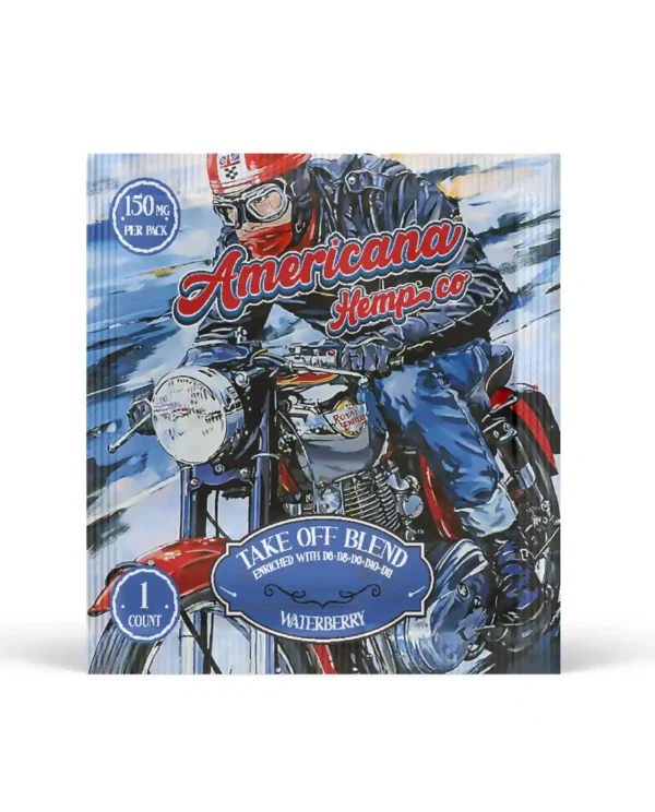 Americana hempco TakeOffBlend Water Berry Gummy (150 mg Per Pack) (50 CT)