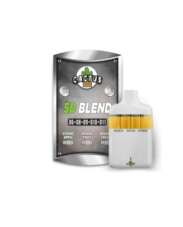 Cactus 5D Blend Atomic Apple + Dragon Fruit + Banana Cream 6gram (Combo One)