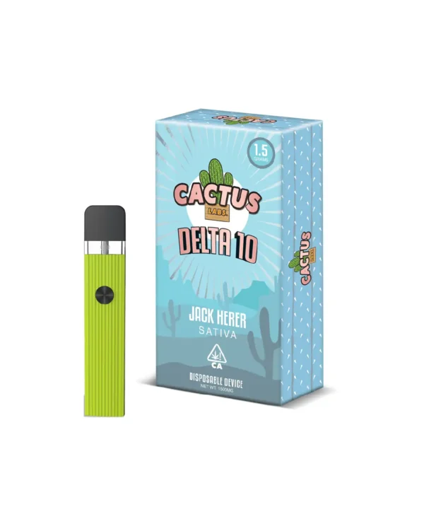 Cactus Delta 10 Jack Herer Sativa (1.5 Grams) Disposable Device