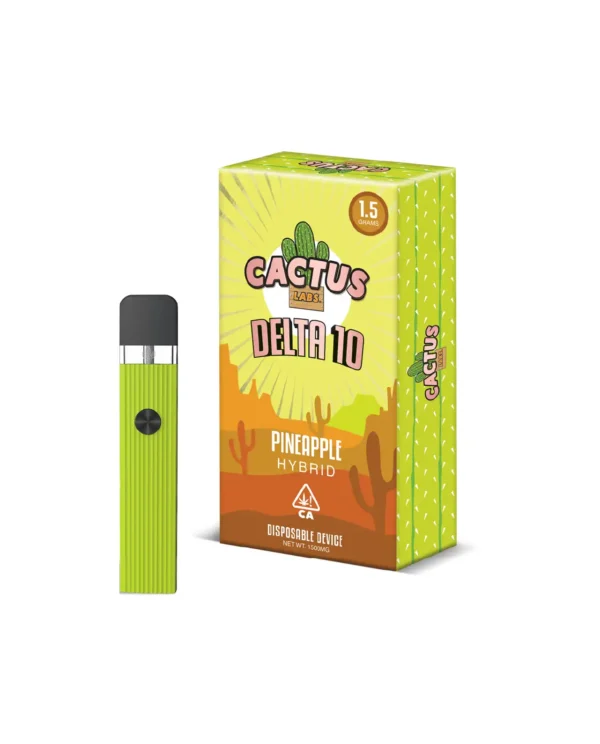 Cactus Delta 10 PineApple Hybrid (1.5 Grams) Disposable Device