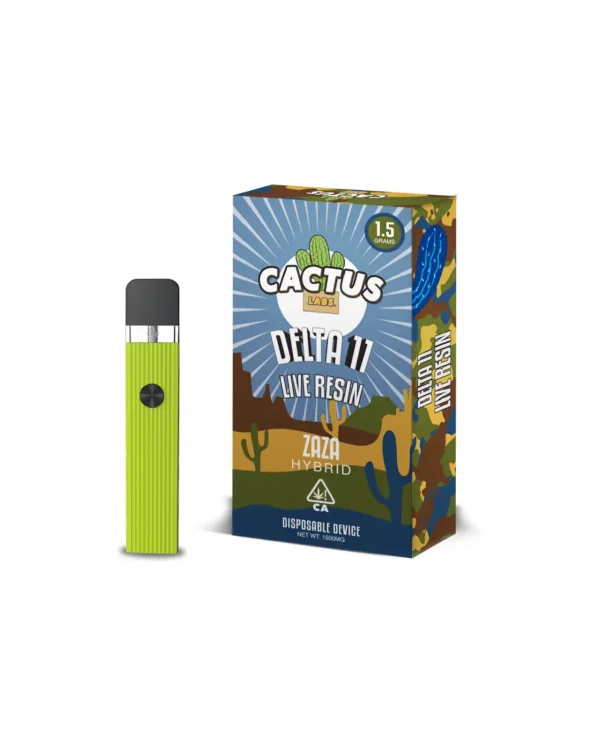 Cactus Delta 11 Live Resin Zaza Hybrid (1.5 Grams) Disposable Device