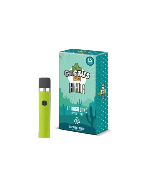 Cactus HHC LA Kush Cake Hybrid (1.5 Grams) Disposable Device