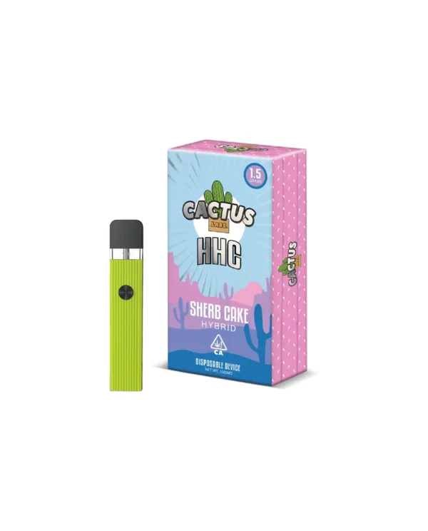 Cactus HHC Sherb Cake Hybrid (1.5 Grams) Disposable Device