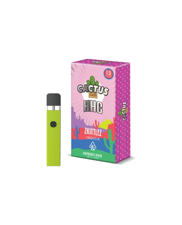 Cactus HHC Zkittlez Indica (1.5 Grams) Disposable Device