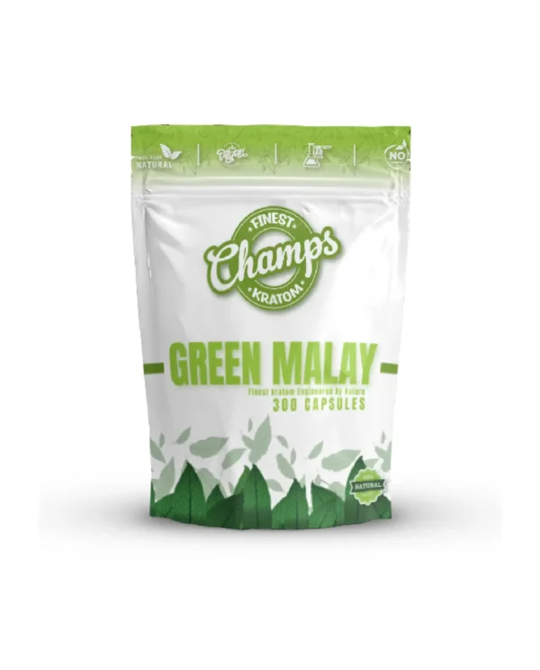 Champs Kratom Green Malay 300 CAPSULES (300 CT)