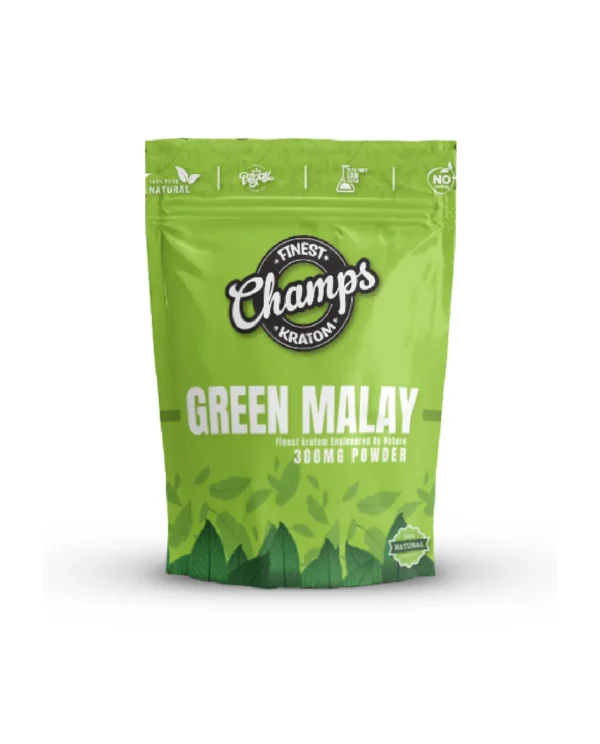 Champs Kratom Green Malay 300MG Powder (300G)