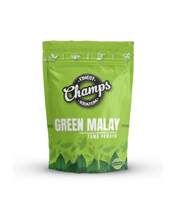 Champs Kratom Green Malay 75MG powder (75G)
