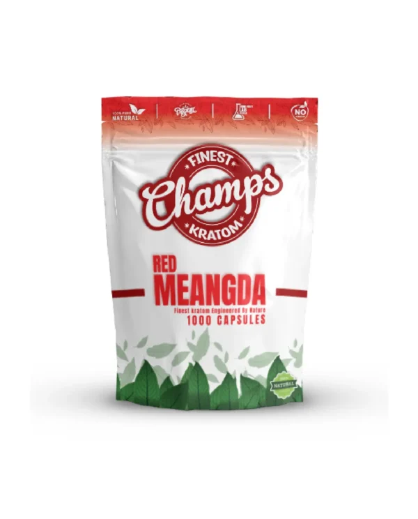 Champs Kratom Red Meangda 1000 CAPSULES (1000 CT)