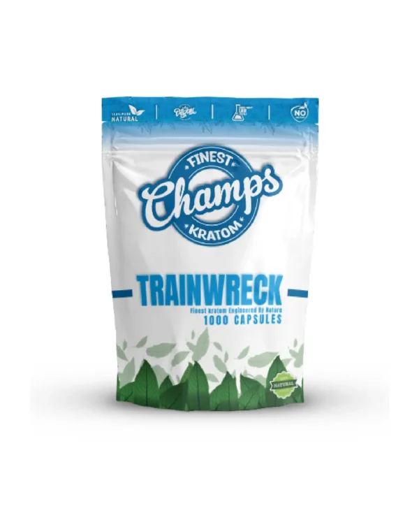 Champs Kratom White Trainwreck 1000 CAPSULES (1000 CT)