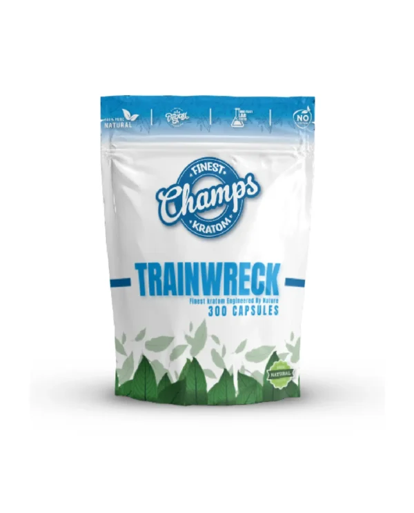 Champs Kratom White Trainwreck 300 CAPSULES (300 CT)