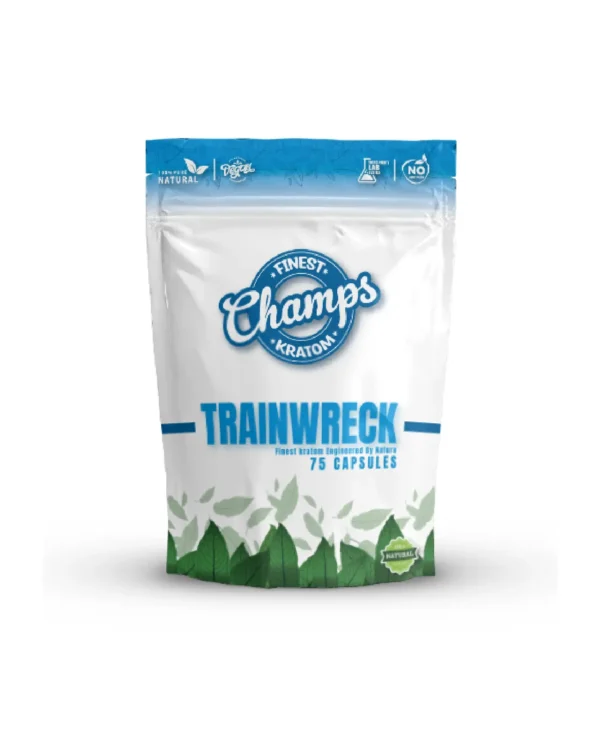Champs Kratom White Trainwreck 75 CAPSULES (75 CT)