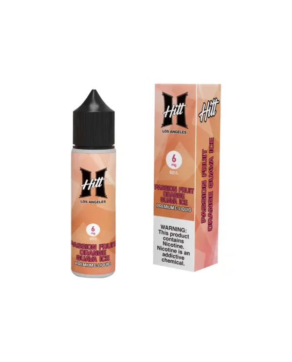 Hitt Premium E-Liquid PASSION FRUIT ORANGE GUAVA ICE 6MG/60ML