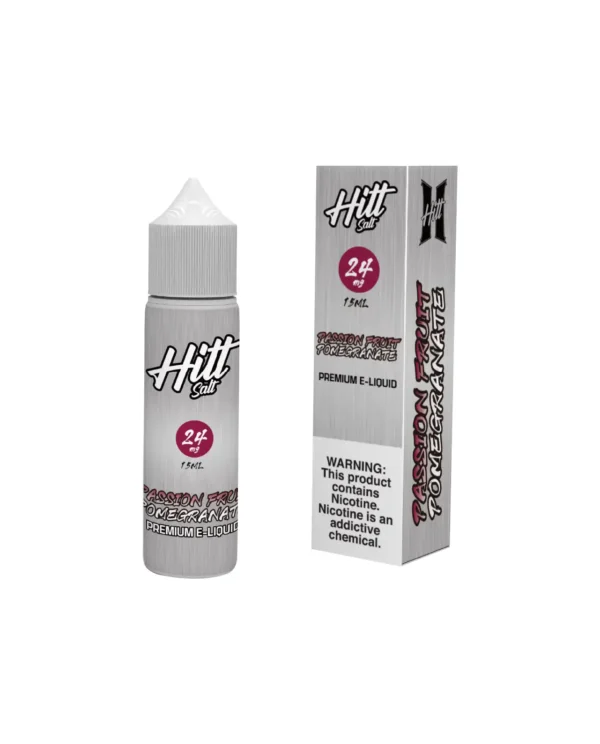 Hitt Salt Platinum Passion Fruit Pomegranate 24MG/15ML Premium E-Liquid