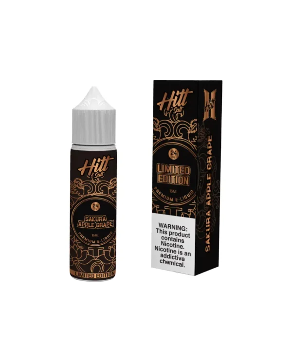 Hitt Salt Premium E-Liquid Sakura Apple Grape 24MG/15ML Limited Edition