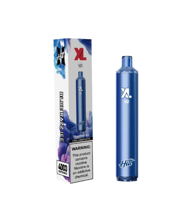 Hitt XL V2 4000PUFFS BLUE RAZZ ICE 12ML (Disposable)