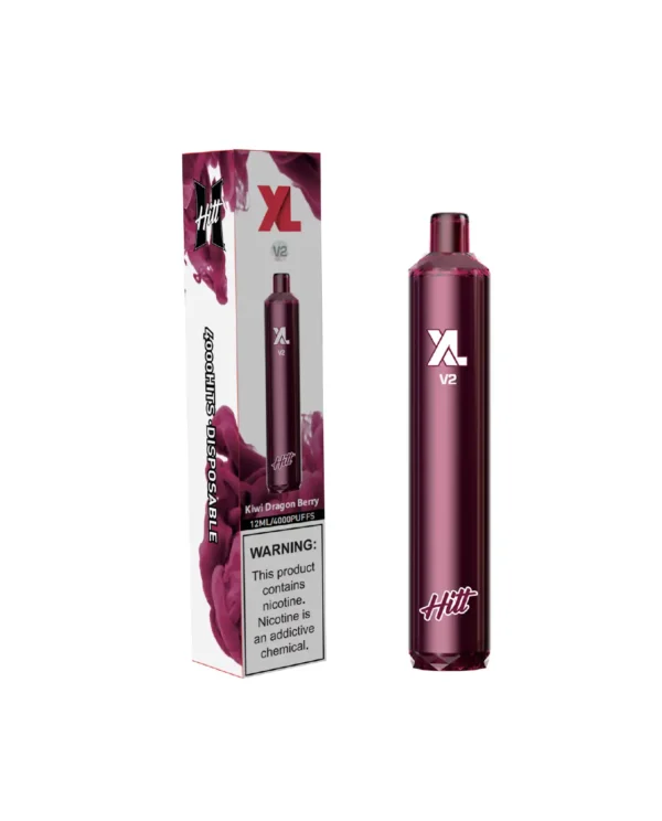 Hitt XL V2 4000PUFFS KIWI DRAGON BERRY 12ML (Disposable)