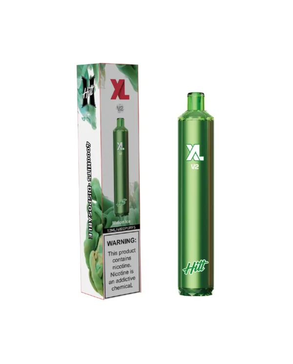 Hitt XL V2 4000PUFFS MELON ICE 12ML (Disposable)