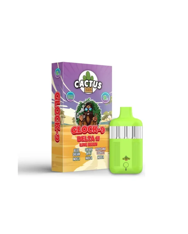 GLOCK-9 D11 LIVE RESIN BLUE DREAM + CHERRY AK-47 + TROPICANA COOKIES (INDICA + HYBRID + SATIVA) 9ML