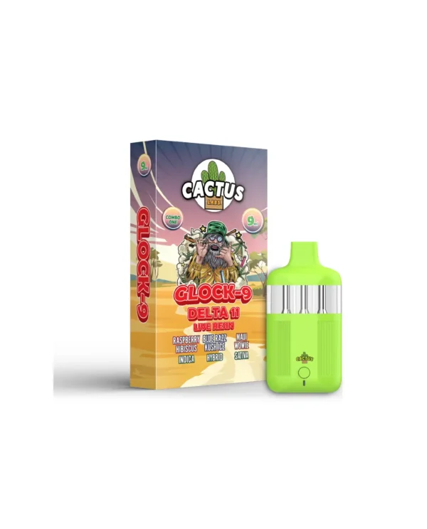 GLOCK-9 D11 LIVE RESIN RASPBERRY HIBISCUS + BLUE RAZZ KUSH ICE + MAUI WOWIE (INDICA + HYBRID + SATIVA) 9ML