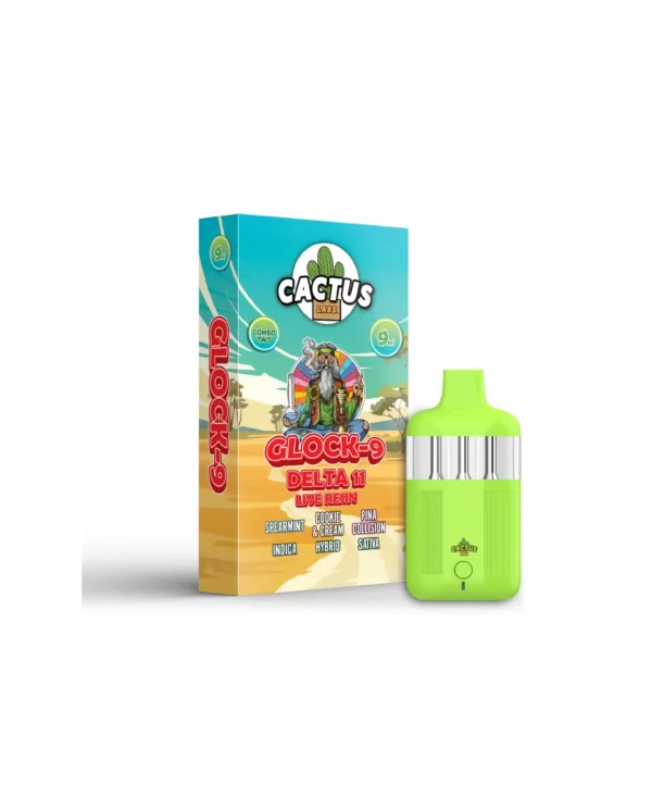 GLOCK-9 D11 LIVE RESIN SPEARMINT + COOKIE & DREAM + PINA COLLISION (INDICA + HYBRID + SATIVA) 9ML