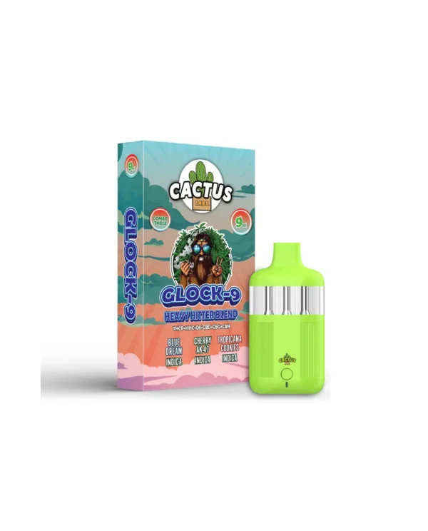 GLOCK-9 HEAVY HITTER BLEND BLUE DREAM + CHERRY AK-47 + TRPOICANA COOKIES (INDICA + INDICA + INDICA) 9ML