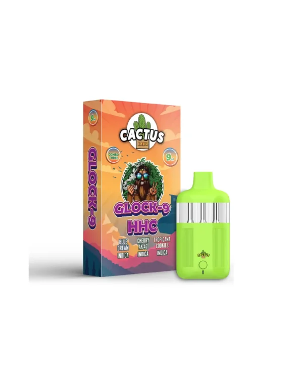 GLOCK-9 HHC BLUE DREAM + CHERRY AK-47 + TROPICANA COOKIES (INDICA + INDICA + INDICA) 9ML
