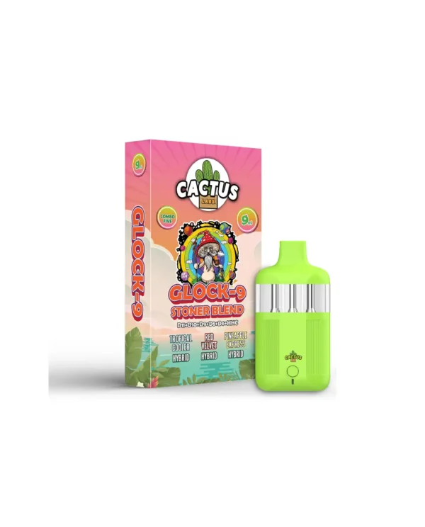 GLOCK-9 STONER BLEND TROPICANA COOLER + RED VELVET + PINEAPPLE EXPRESS (HYBRID + HYBRID + HYBRID) 9ML