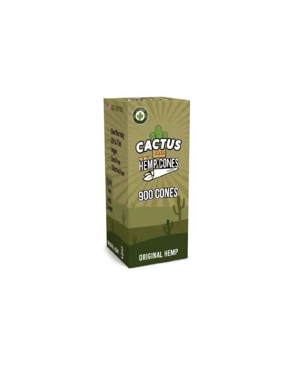PRE ROLLED HEMP CONES ORIGINAL HEMP KING SIZE 900 CONES (1 PACK)