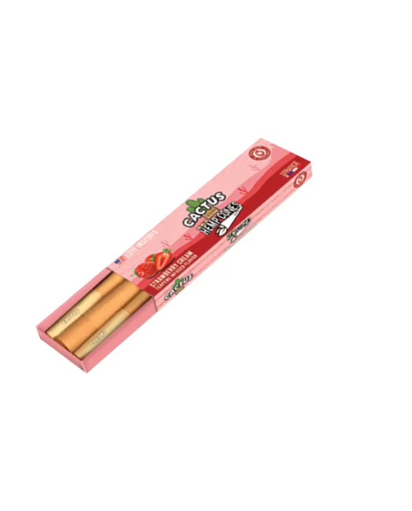 Pre Rolled Hemp Cones King Size StrawBerry Cream